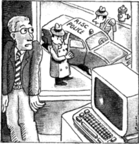 RISC Police Cartoon